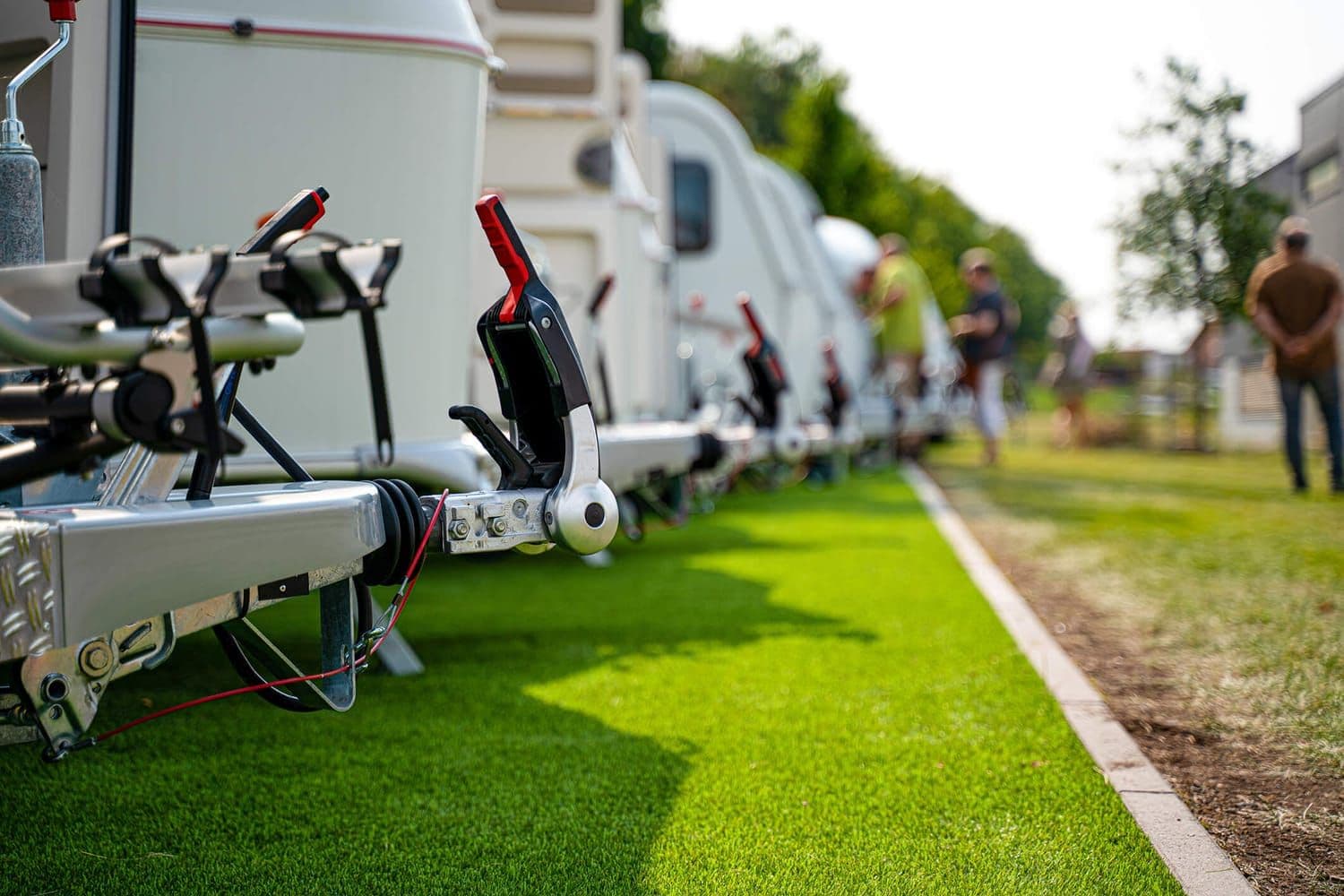 Motorhome on the Kennedy RV yard