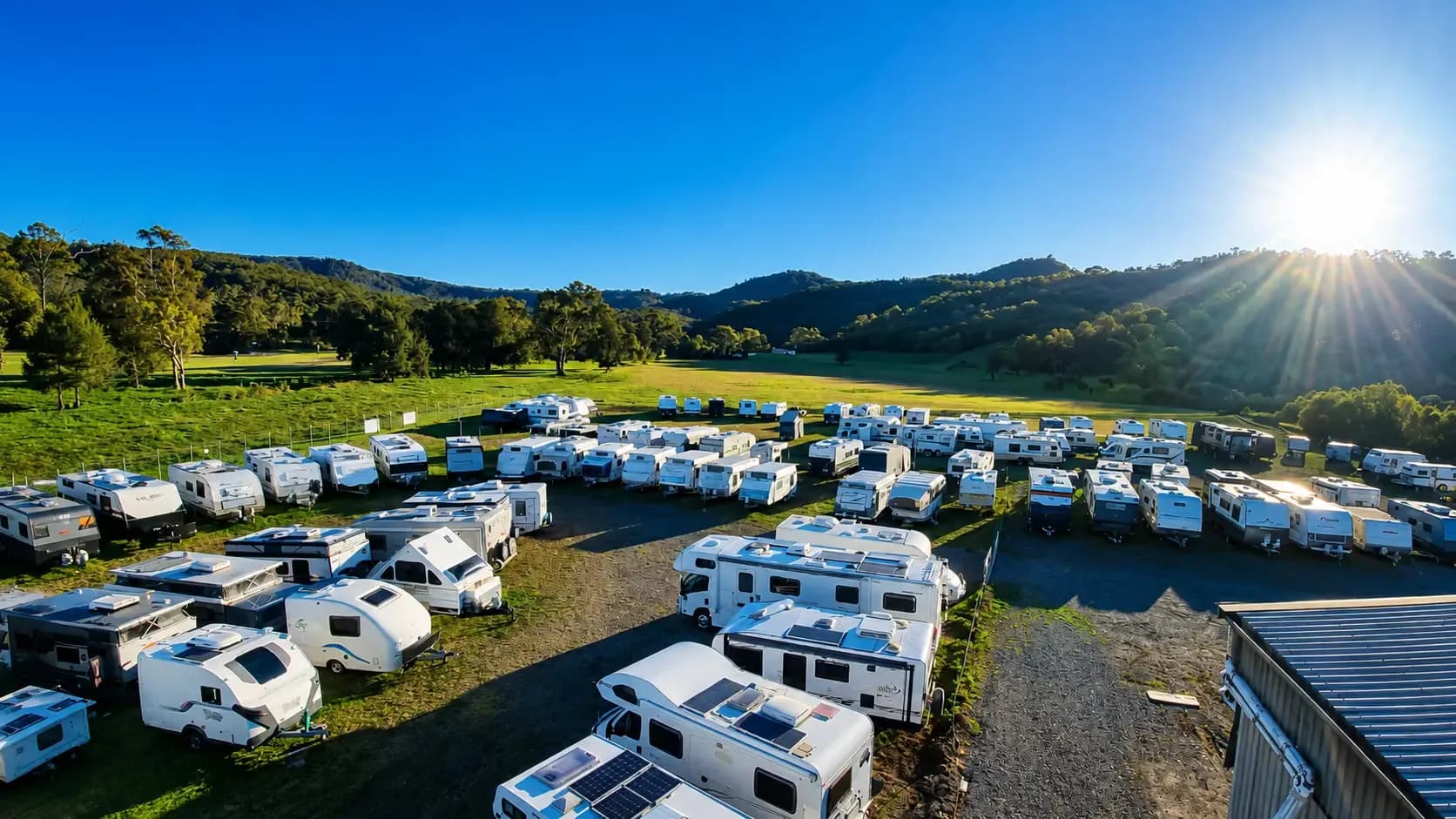 Aerial yard photo — Kennedy RV Withcott