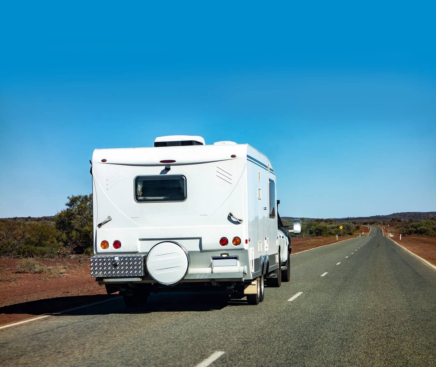Motorhome on the road