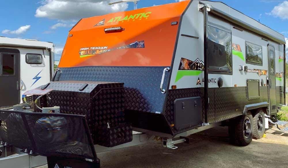 Caravan exterior detail